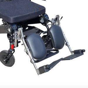 Foldable Electric Wheelchair with Leg Rest Support