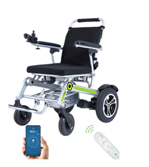 Smart App Controlling and Folding Electric Wheelchair-2 Smart App Controlling and Folding Electric Wheelchair