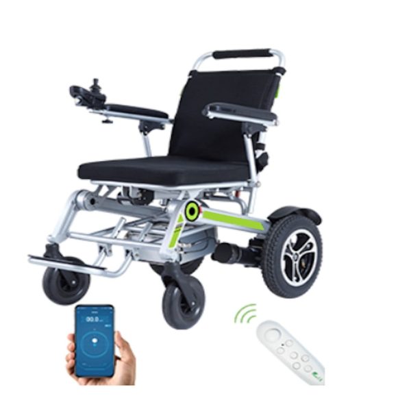 Smart App Controlling and Folding Electric Wheelchair