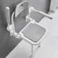 Wall Mounted and Foldable Shower Chair