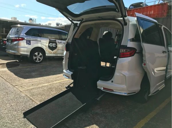 Honda Odyssey Second Row Car Conversion Fully Automatic Access Ramp