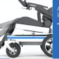Reclining Electric Wheelchair With Adjustable And Foldable Options