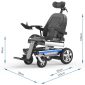 Reclining Electric Wheelchair With Adjustable And Foldable Options-OPTIMUM-24