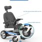 Reclining Electric Wheelchair With Adjustable And Foldable Options-OPTIMUM-25
