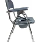 Height Adjustable Commode Chair With Foldable Option