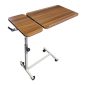 Height Adjustable Overbed Table on Wheels-13