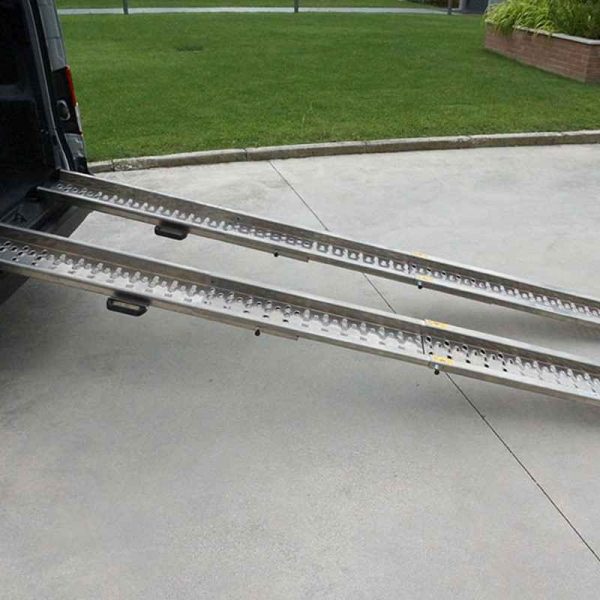 Removable ramps for vehicles close view