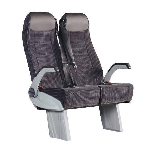 Black SEGE Bus Passenger Seat